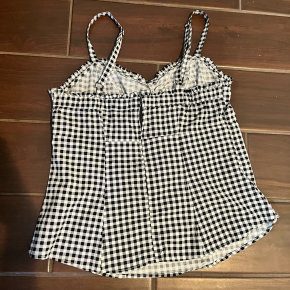Torrid Gingham Top Sz 00 (10) - Picture 4 of 4
